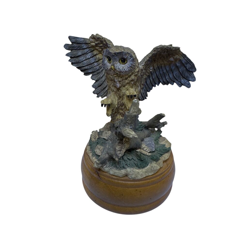 WESTLAND Endangered Species Spotted Owl Music Box